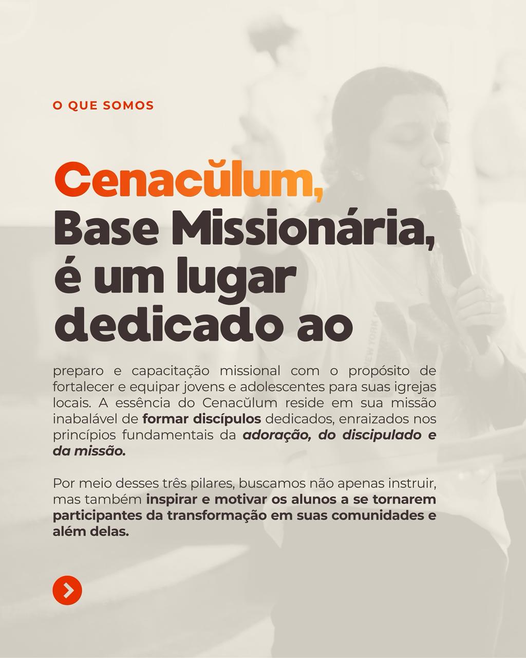 Arte oficial O que somos com fotografia de adoração